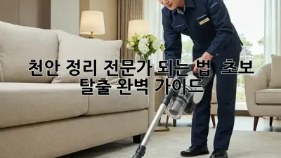 천안 정리 전문가 되는 법 ✨: 초보 탈출 완벽 가이드!